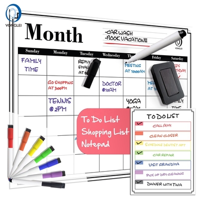 5.8P-11A1 Magnetic Erase Fridge Calendar Board Waterproof Magnetic Dry Erase Magnetic Dry Board Calendar Fridge Planner 3.6-2