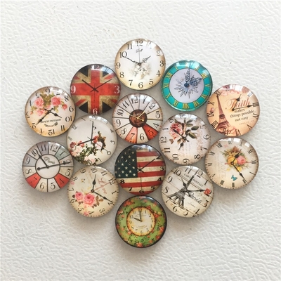 Factory Magnetic Original Clock Competitive Price Glass Fridge Magnet For Sale