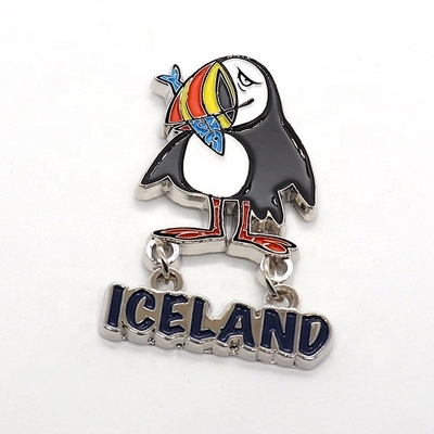 Souvenir Fashion Cartoon Alloy ShapeCustom Originality Souvenir Iceland Penguin Fridge Magnet